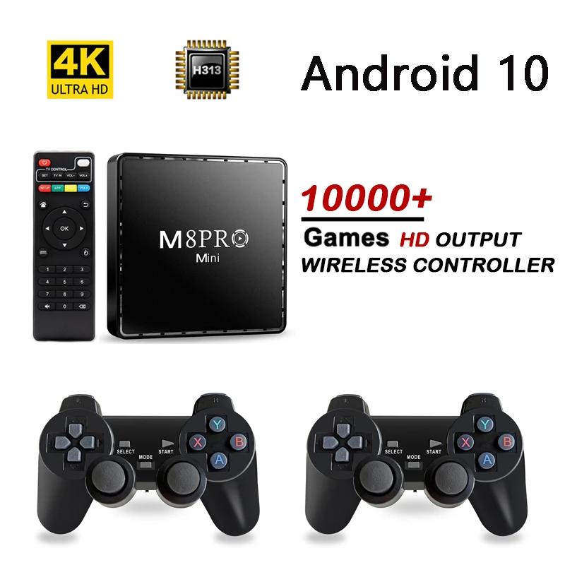 M8Pro ̴  ڽ  ӱ, HD 4K 64G 10000 Ʈ ӱ, H313 ȵ̵ 10 TV ڽ, 4G   ý TV ڽ